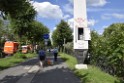 Koelner Seilbahn Gondel blieb haengen Koeln Linksrheinisch P194